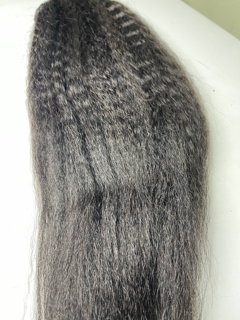 Ponytail Kinky Straight texture