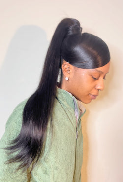 Ponytail Straight texture