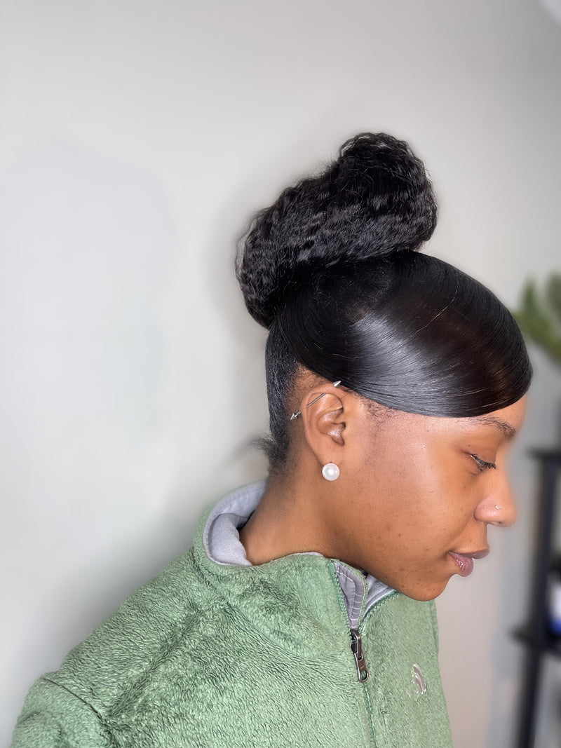 Ponytail Kinky Straight texture