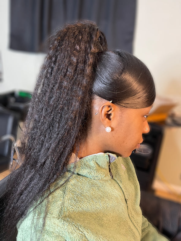 Ponytail Kinky Straight texture